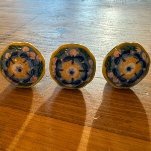 Anthropologie hand painted knobs